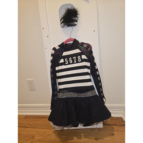 Jailhouse prisoner Costume Dress - Picture 2 of 4